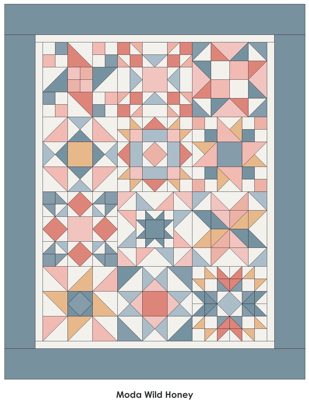 Moda Fabric Quillow - Wild Honey  - The Sewing Studio