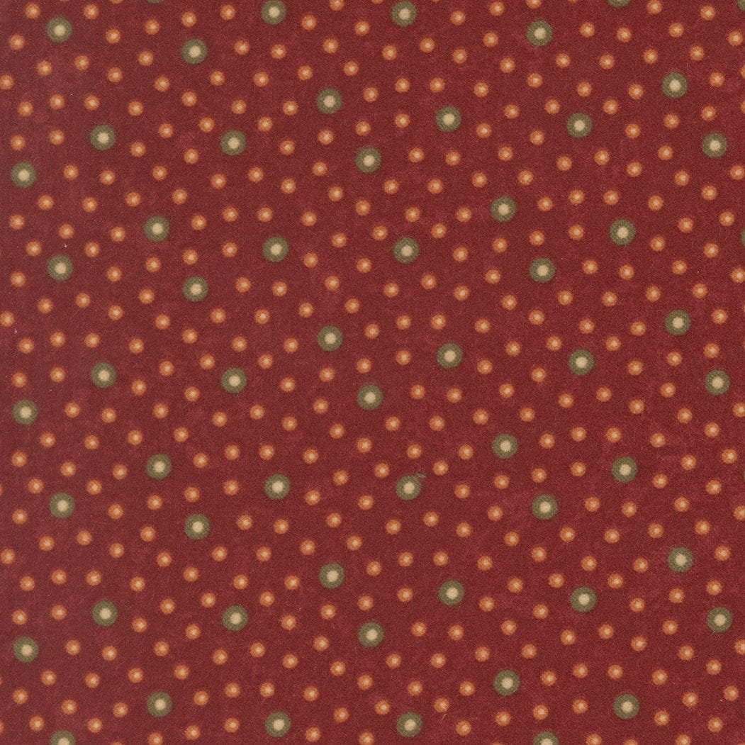 Multi-coloured Spots and Dots Moda Fabric Moda Flannel Season - The Sewing Studio