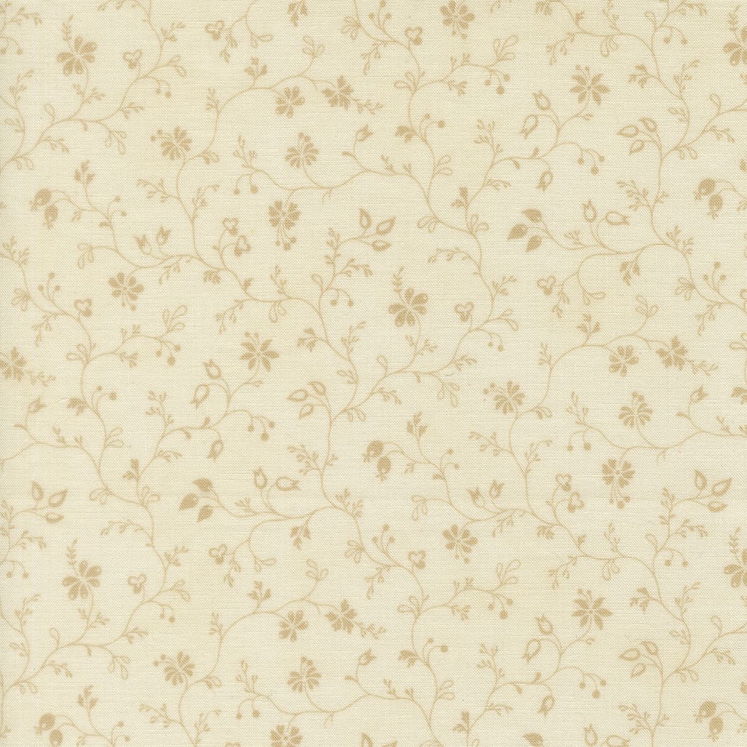 Creams and Naturals Floral Moda Fabric Moda Dearly Beloved in Small Floral Vine Lace - The Sewing Studio