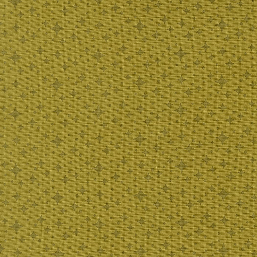 Green Stars, Blender Moda Fabric Moda Popcorn - The Sewing Studio