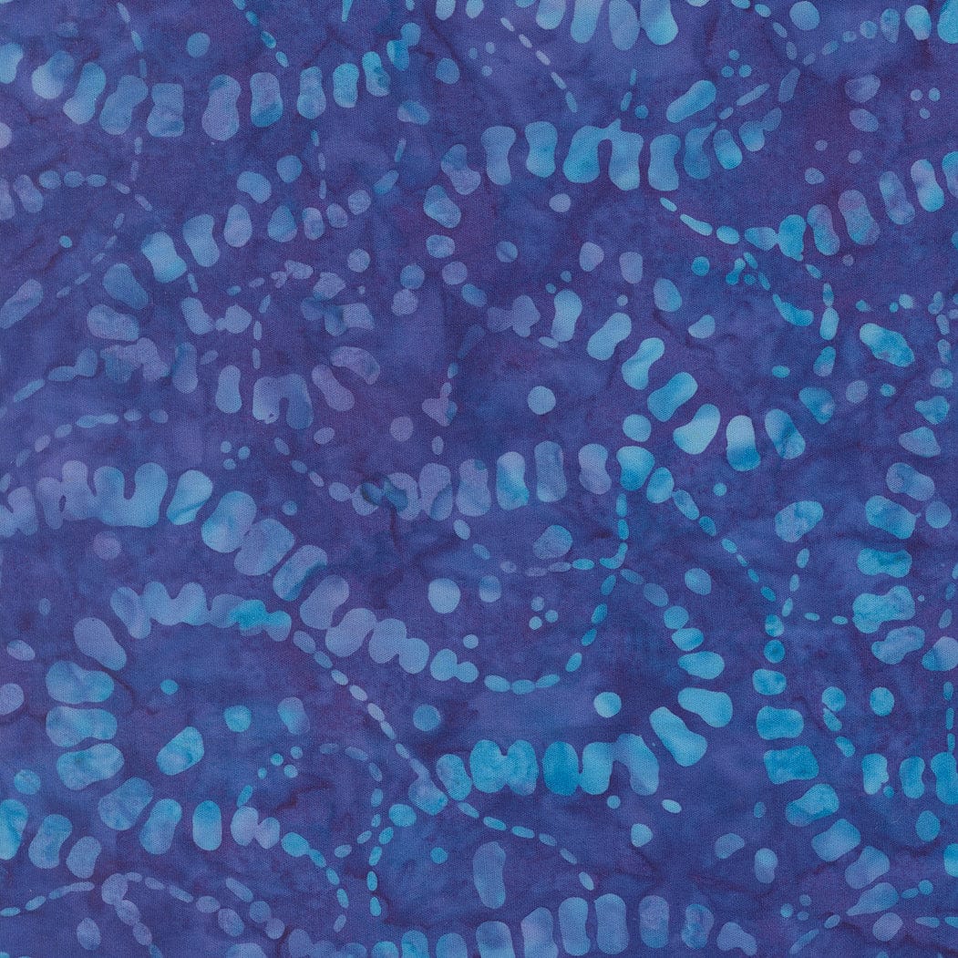 Blue Hand Dyed Moda Fabric Moda Mermaid Batiks Fabric - The Sewing Studio