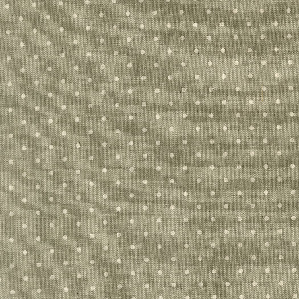 Blue Spots and Dots Moda Fabric Moda Dearly Beloved Cotton Linen in Veil Dots Mochi Mist - The Sewing Studio