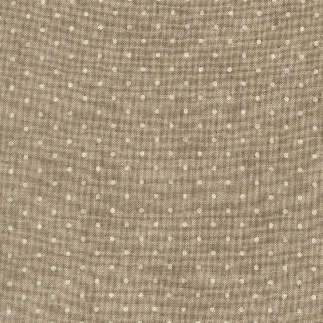 Grey Spots and Dots Moda Fabric Moda Dearly Beloved Cotton Linen in Veil Dots Mochi Whisper - The Sewing Studio