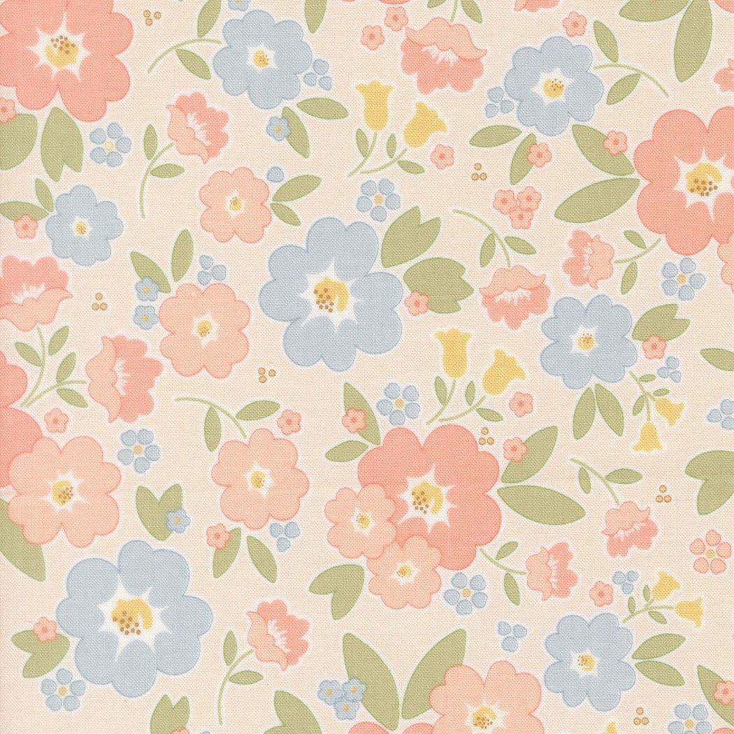 Multi-coloured Floral Moda Fabric Moda Handmade Sweetness - The Sewing Studio