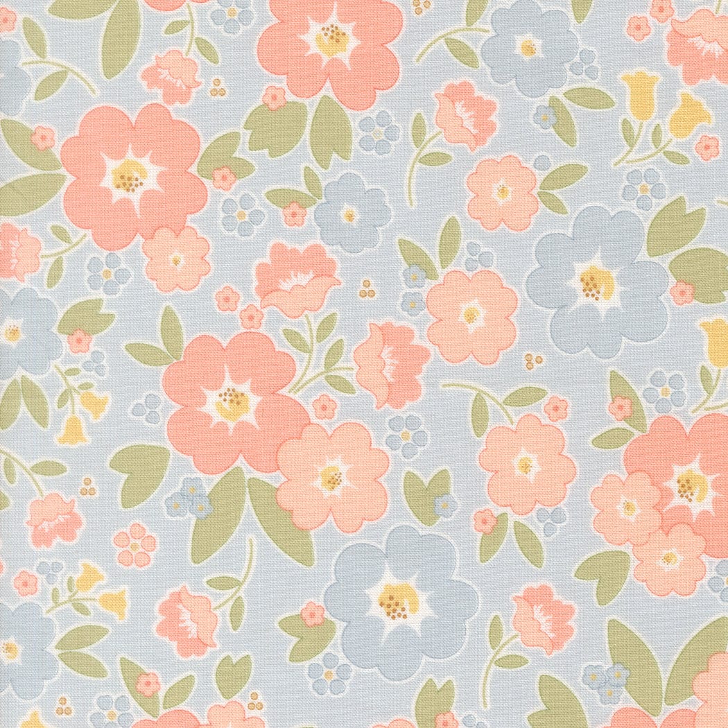 Multi-coloured Floral Moda Fabric Moda Handmade Sweetness - The Sewing Studio