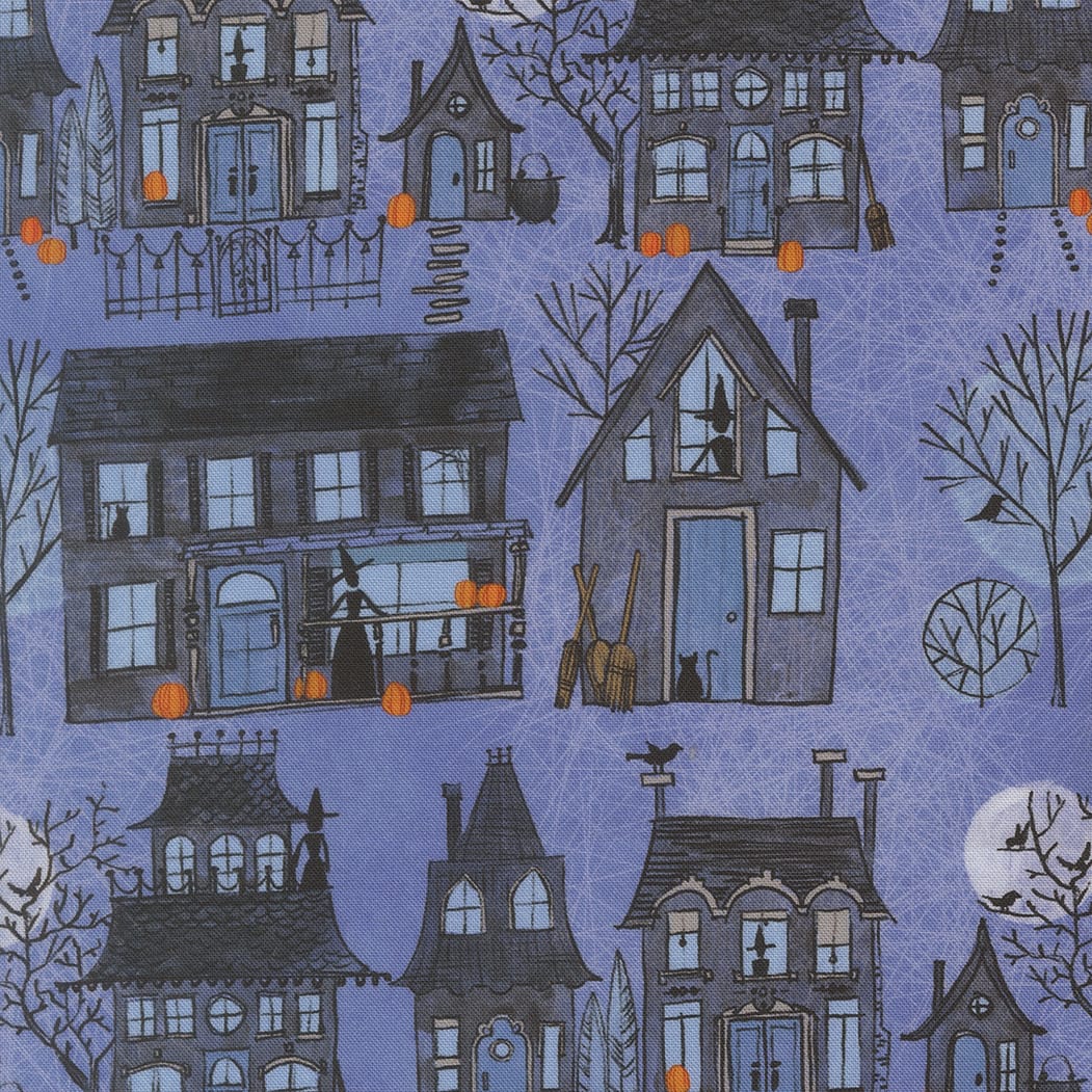 Blue Halloween Moda Fabric Moda Coven - The Sewing Studio