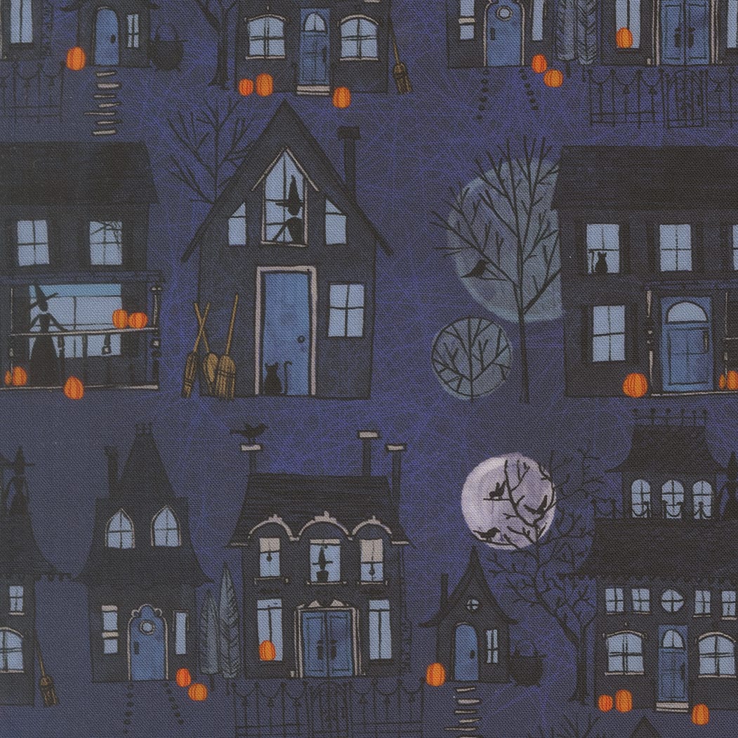 Blue Halloween Moda Fabric Moda Coven - The Sewing Studio