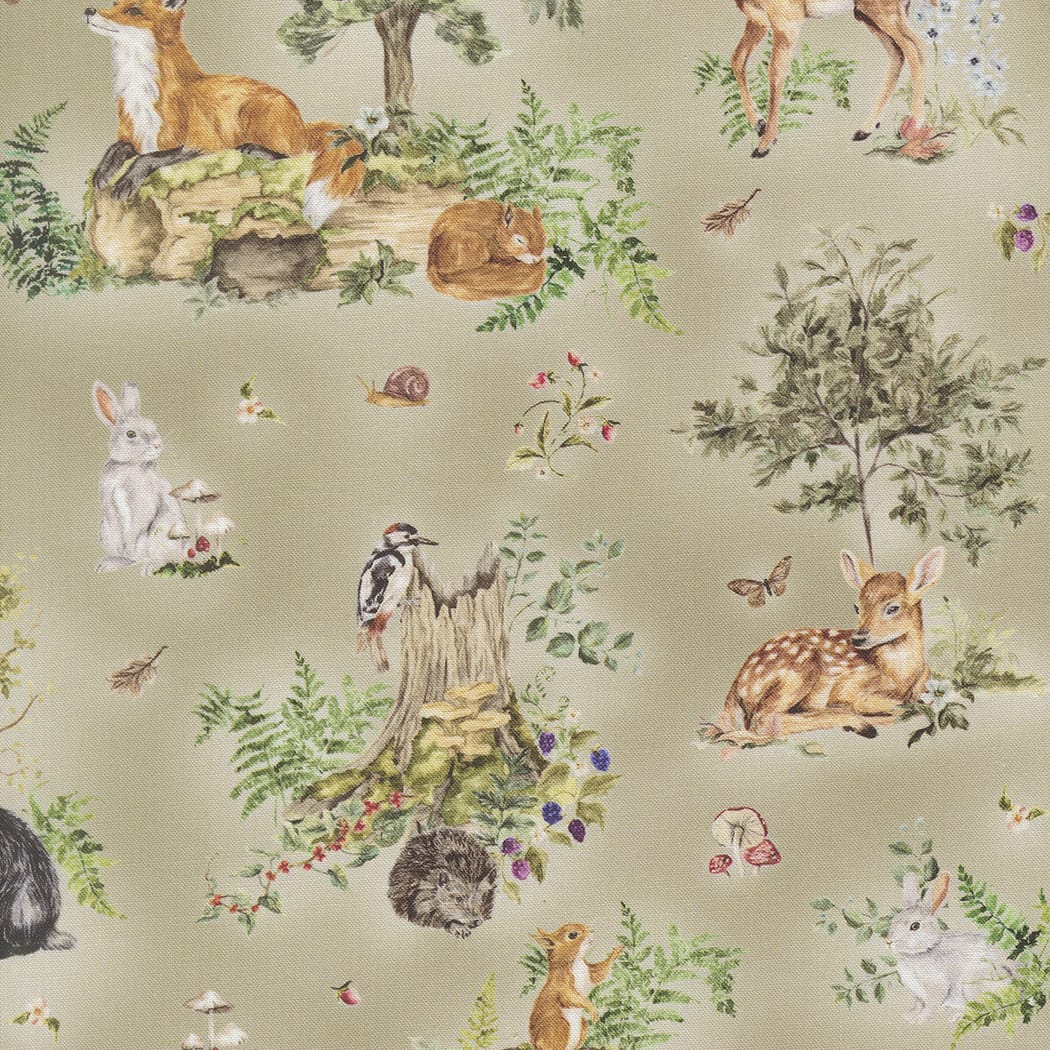 Green Childrens Moda Fabric Moda Fable and Fern - The Sewing Studio