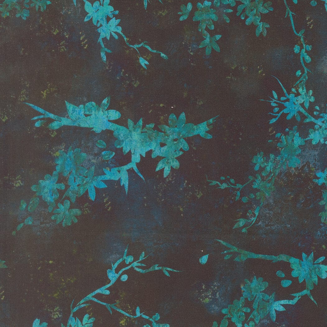 Blue Woodland and Nature Moda Fabric Moda Tranquil Patina - The Sewing Studio