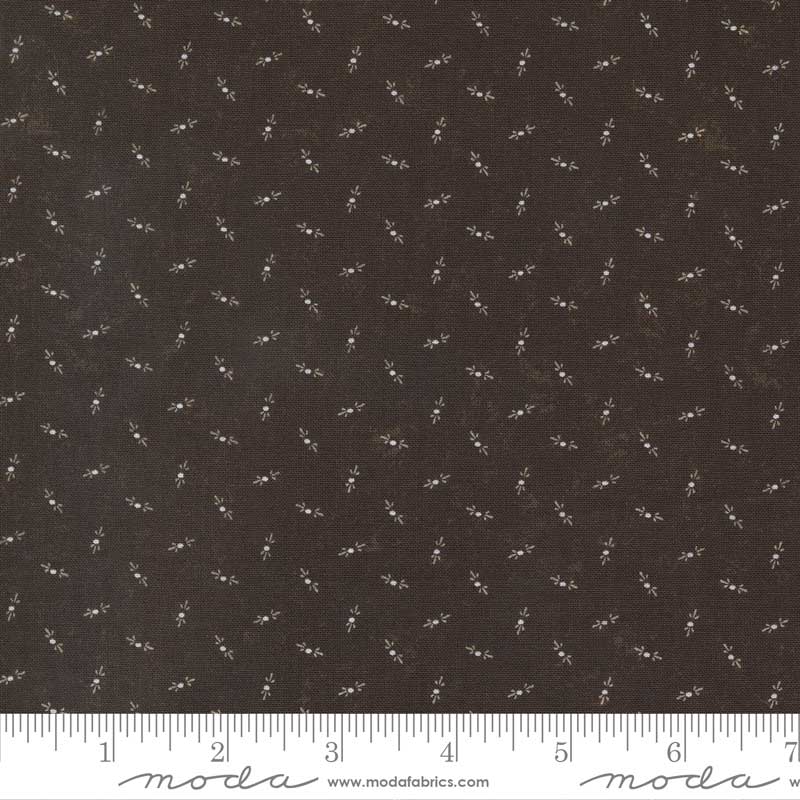 Moda Fluttering Leaves Dots Bark 9738-18 Ruler Image
