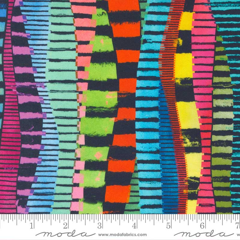 Moda Gradients Auras Stripey Stripes Onyx 33735-16 Ruler Image