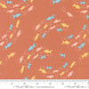 Moda Noahs Ark Fishy Fish Coral 20874-16 Ruler Image