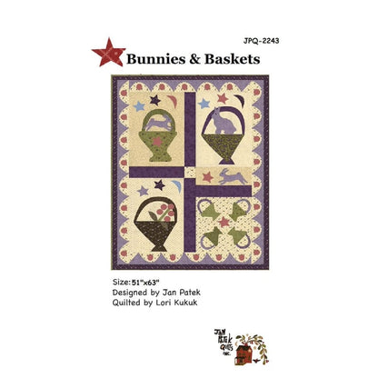 Moda Patterns Jan Patek Bunnies And Baskets Quilt Pattern  - The Sewing Studio