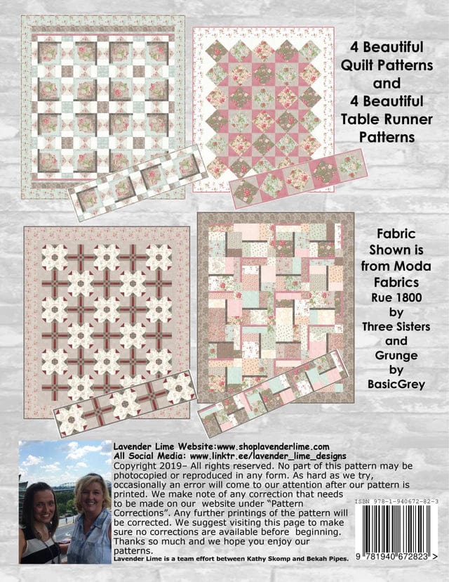 Moda Patterns Old Town Project Booklet With Eight Patterns!  - The Sewing Studio