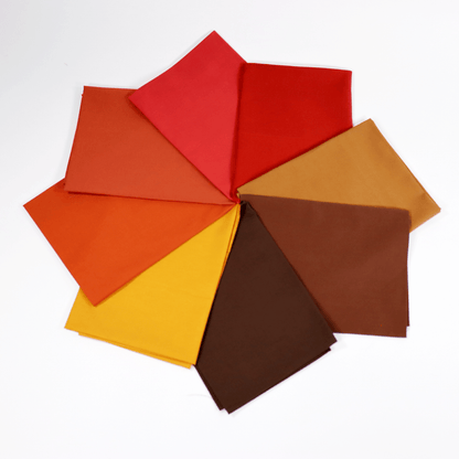 Moda Bella Solids Cinnamon & Spice 8 Piece Fat Quarter Bundle