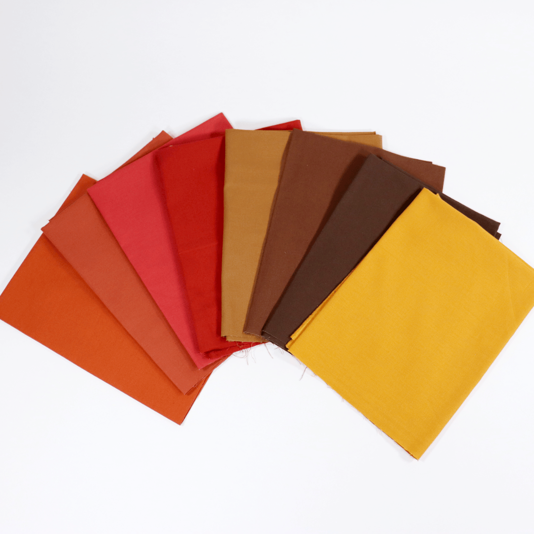 Moda Bella Solids Cinnamon & Spice 8 Piece Fat Quarter Bundle