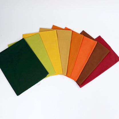 Moda Bella Solids Harvest Hues 8 Piece Fat Quarter Bundle