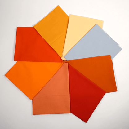Moda Bella Solids Pumpkin Patch 8 Piece Fat Quarter Bundle