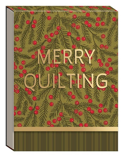 Moda Quilting Accessories Berry and Pine Pocket Notebook  - The Sewing Studio