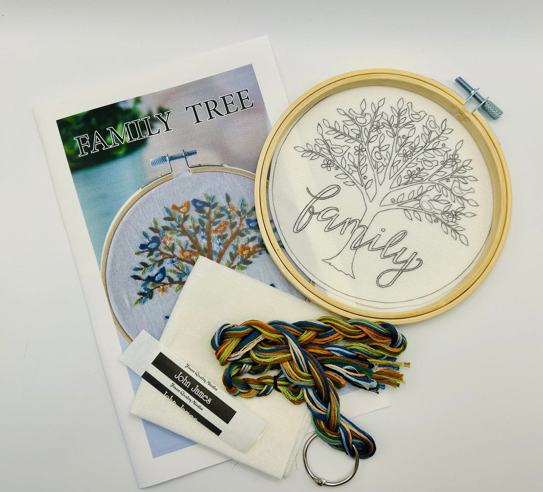 Family Tree 5" Embroidery Kit