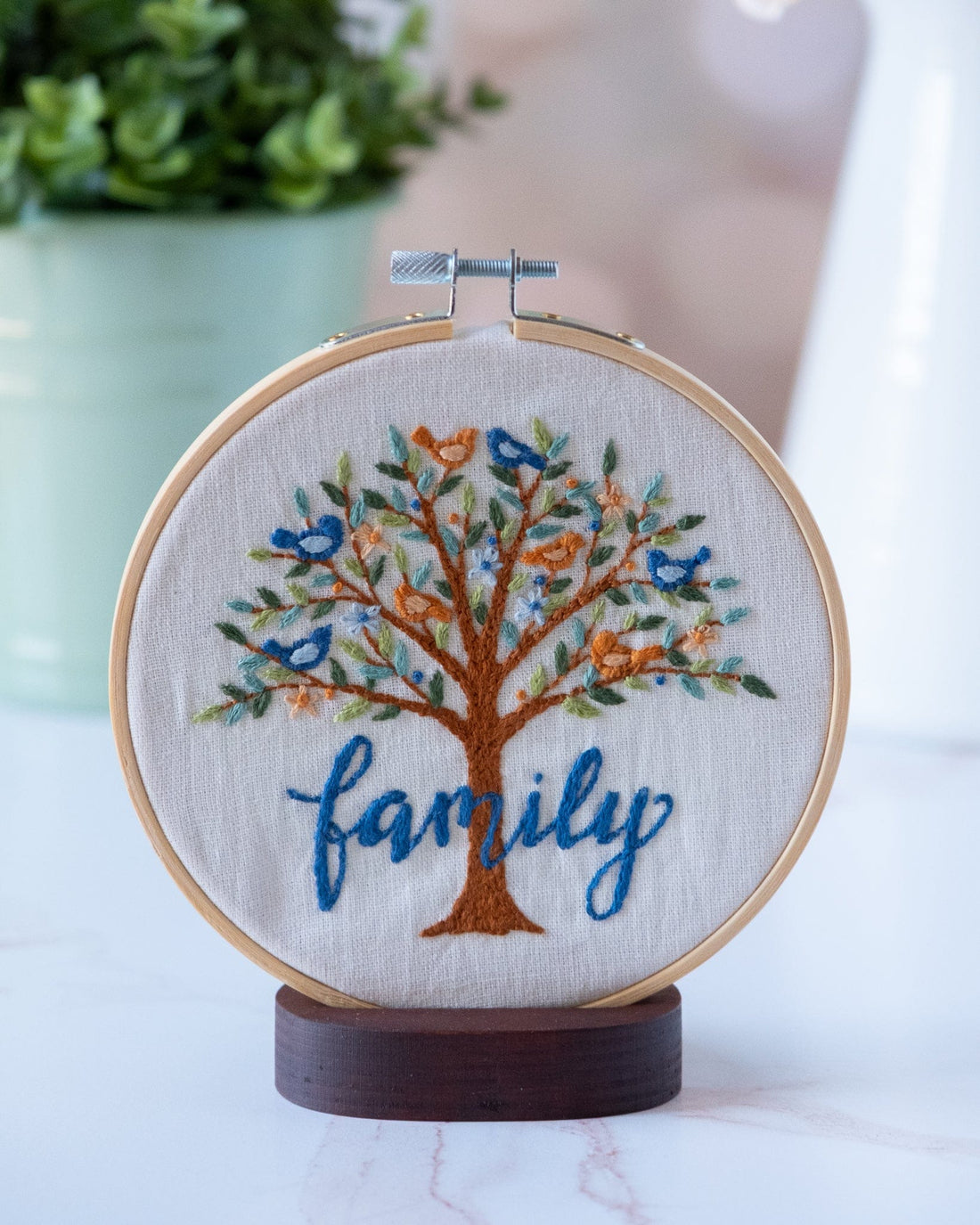 Family Tree 5" Embroidery Kit