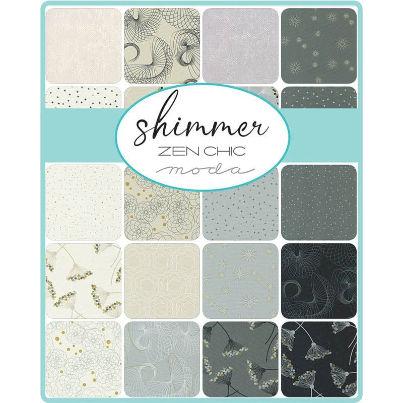 Moda Shimmer Fat Quarter Pack 33 Piece 1840AB Swatch Image