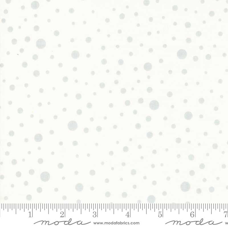 Moda Silhouettes Multi Dots Cream 6935-16 Ruler Image