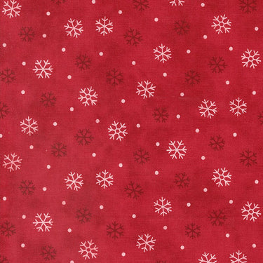 Moda Woodland Winter Snowflake Cardinal Red 56097-13 Main Image