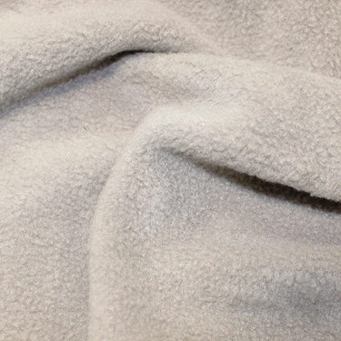 Oddies Fabric Fleece Fleece Anti Pil Premium Polar Fleece: Silver  - The Sewing Studio for sale UK - The Sewing Studio