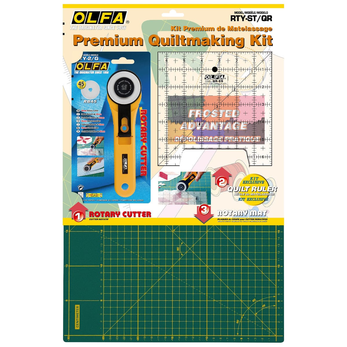 Olfa Rotary Cutters Olfa Premium Quiltmaking Kit  - The Sewing Studio