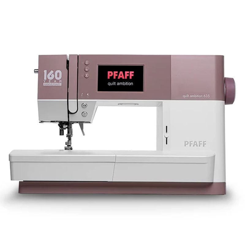 Pfaff Quilt Ambition 635 Sewing Machine Includes Five Bonus Sewing Feet + Hard Cover