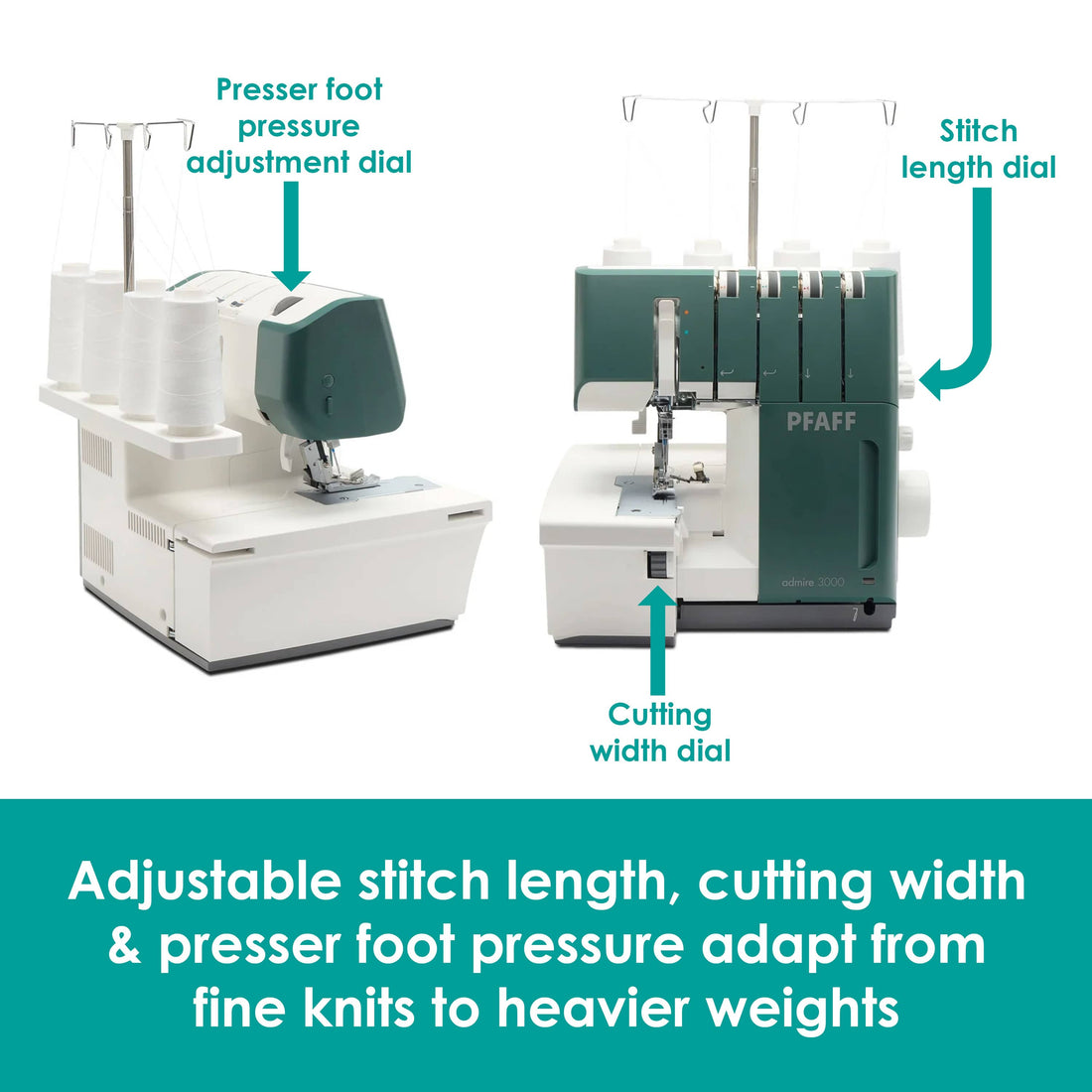 PFAFF Admire 3000 Overlocker