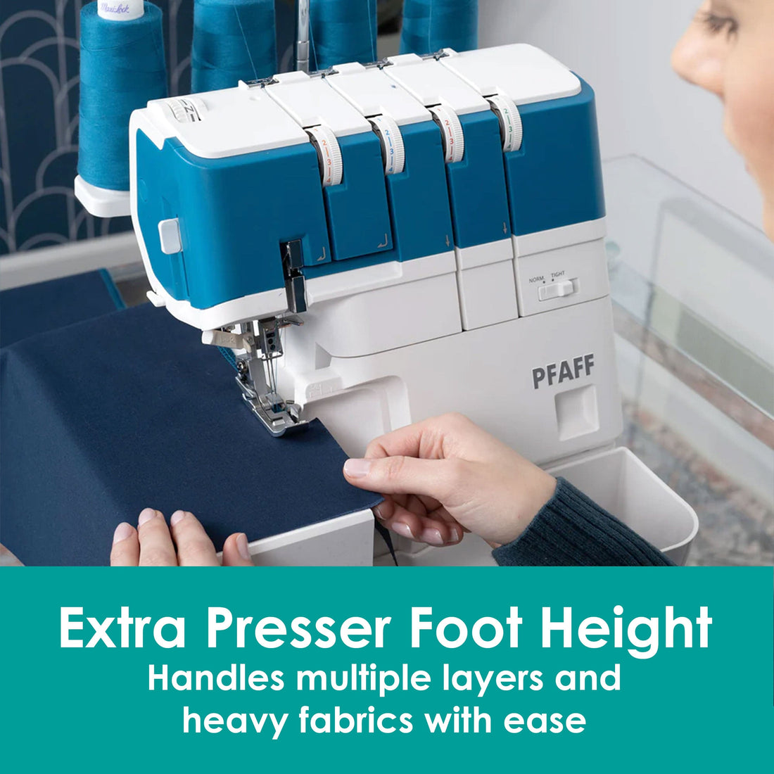 Pfaff Sewing Machines Pfaff Admire Air 5000 Overlocker  - The Sewing Studio