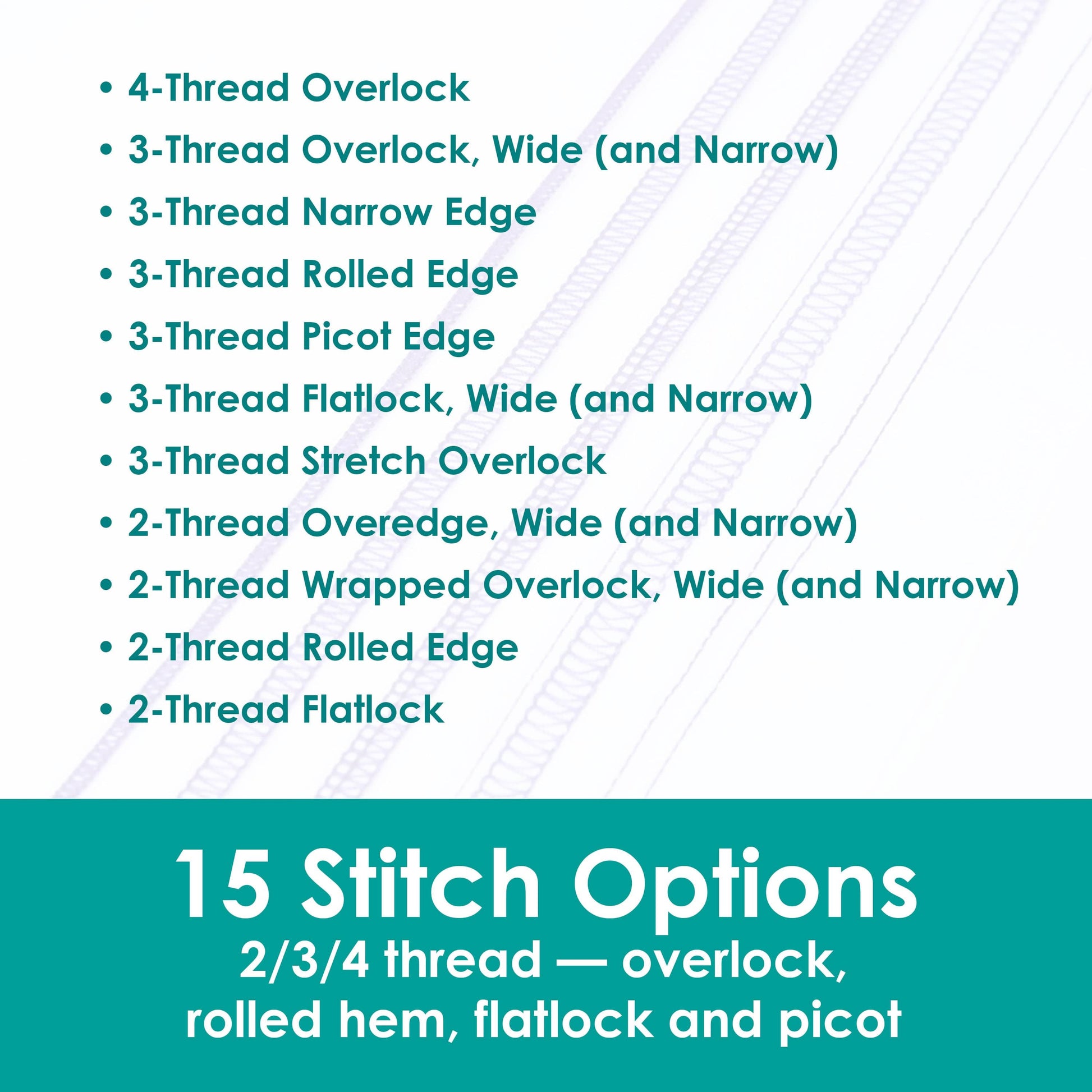 Pfaff Sewing Machines Pfaff Admire Air 5000 Overlocker  - The Sewing Studio