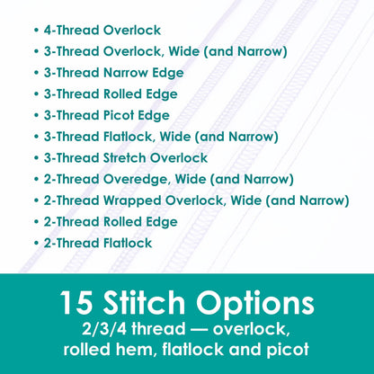 Pfaff Sewing Machines Pfaff Admire Air 5000 Overlocker  - The Sewing Studio