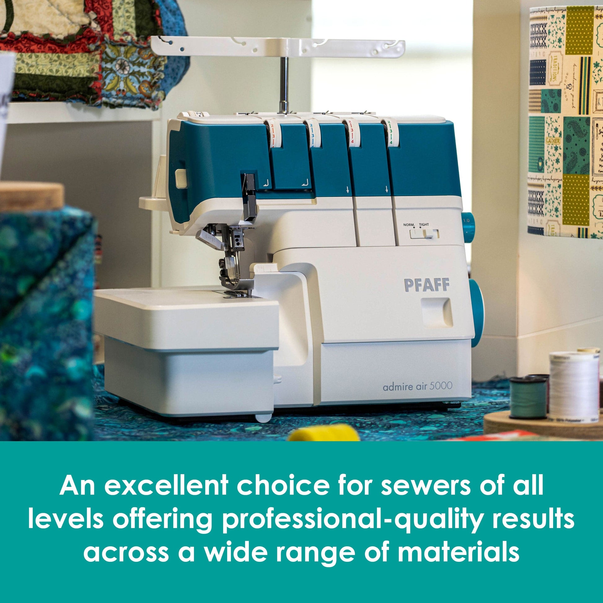 Pfaff Sewing Machines Pfaff Admire Air 5000 Overlocker  - The Sewing Studio