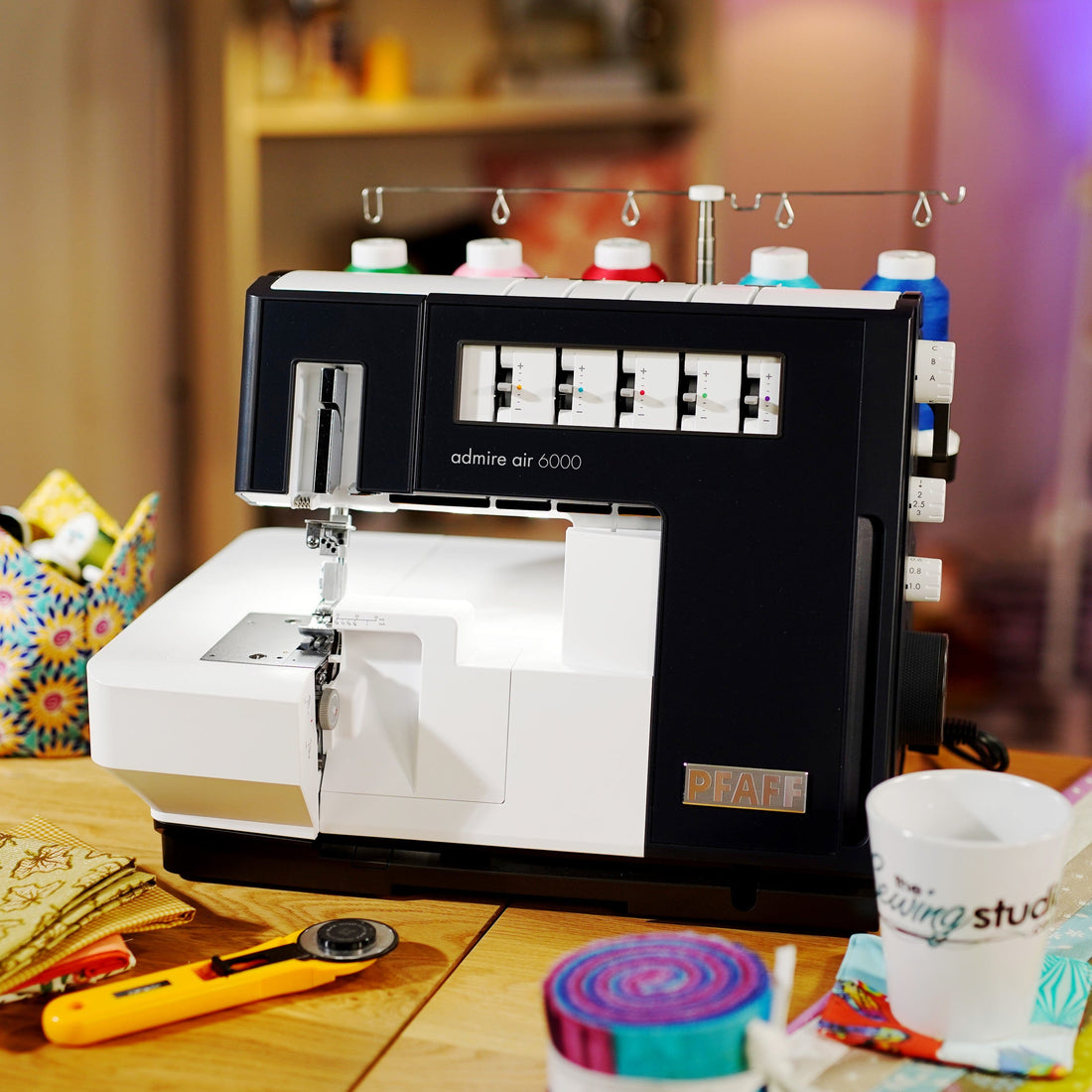 Pfaff Sewing Machines Pfaff Admire Air 6000 Coverlock Machine  - The Sewing Studio