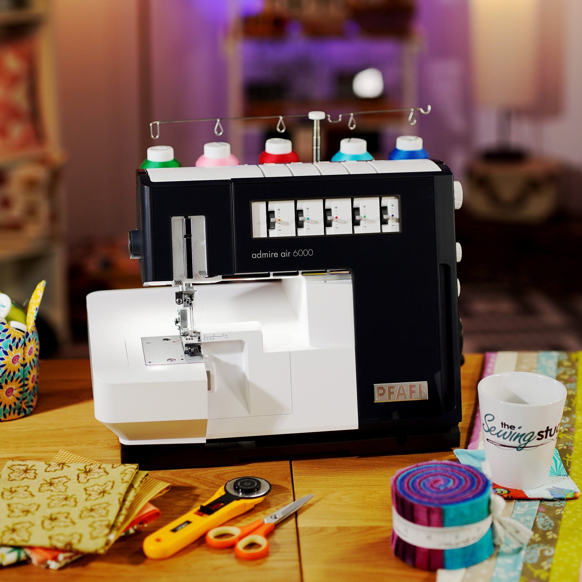 Pfaff Sewing Machines Pfaff Admire Air 6000 Coverlock Machine  - The Sewing Studio