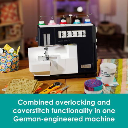 Pfaff Sewing Machines Pfaff Admire Air 6000 Coverlock Machine  - The Sewing Studio