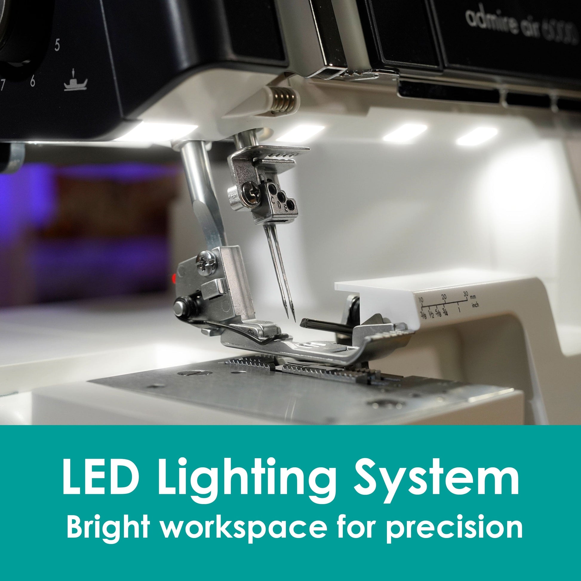 Pfaff Sewing Machines Pfaff Admire Air 6000 Coverlock Machine  - The Sewing Studio