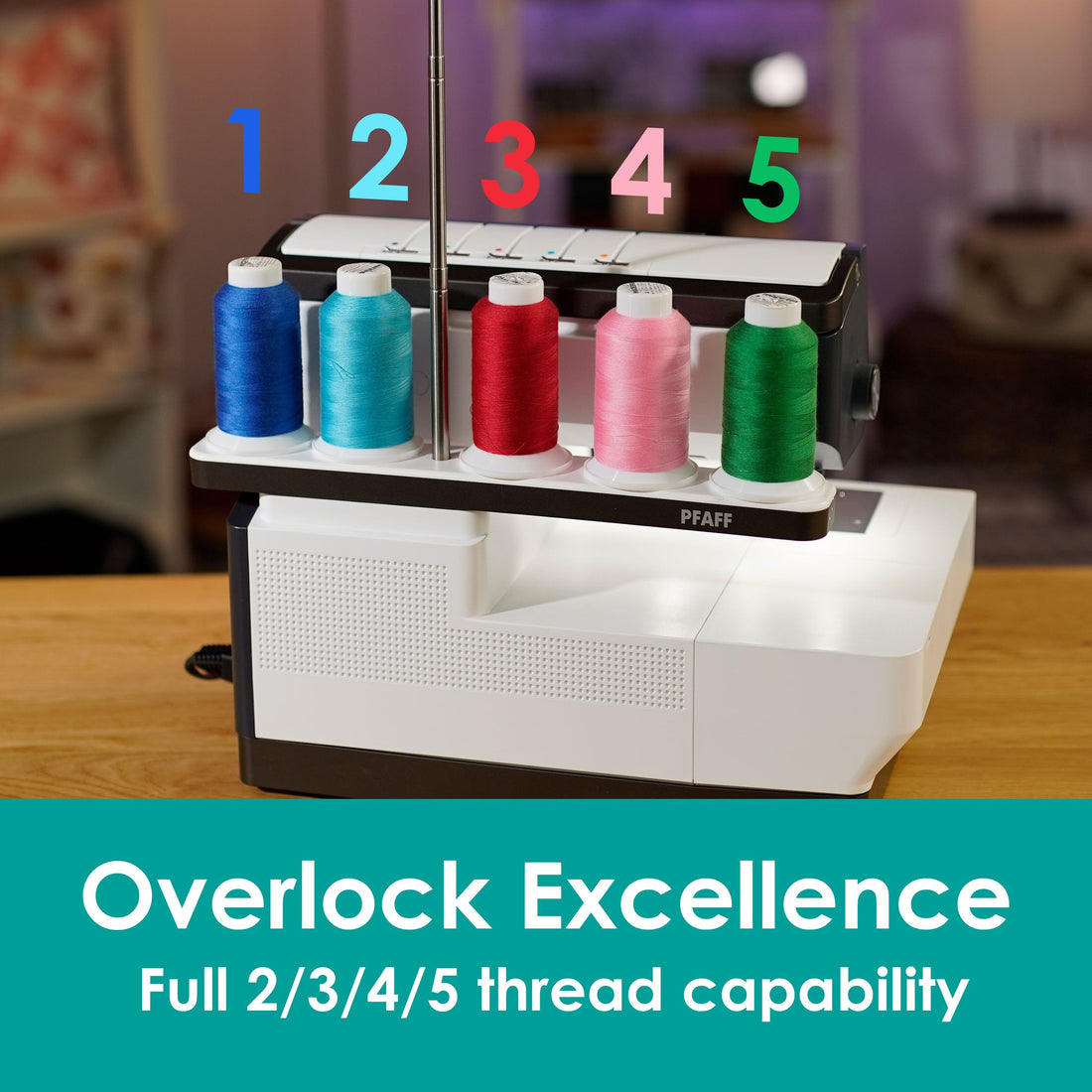 Pfaff Sewing Machines Pfaff Admire Air 6000 Coverlock Machine  - The Sewing Studio