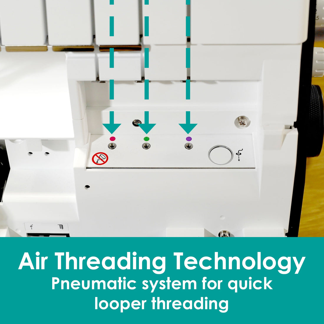 Pfaff Sewing Machines Pfaff Admire Air 6000 Coverlock Machine  - The Sewing Studio