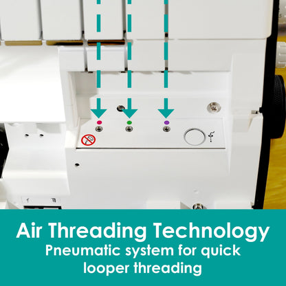 Pfaff Sewing Machines Pfaff Admire Air 6000 Coverlock Machine  - The Sewing Studio