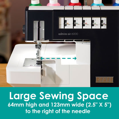 Pfaff Admire Air 6000 Coverlock Machine