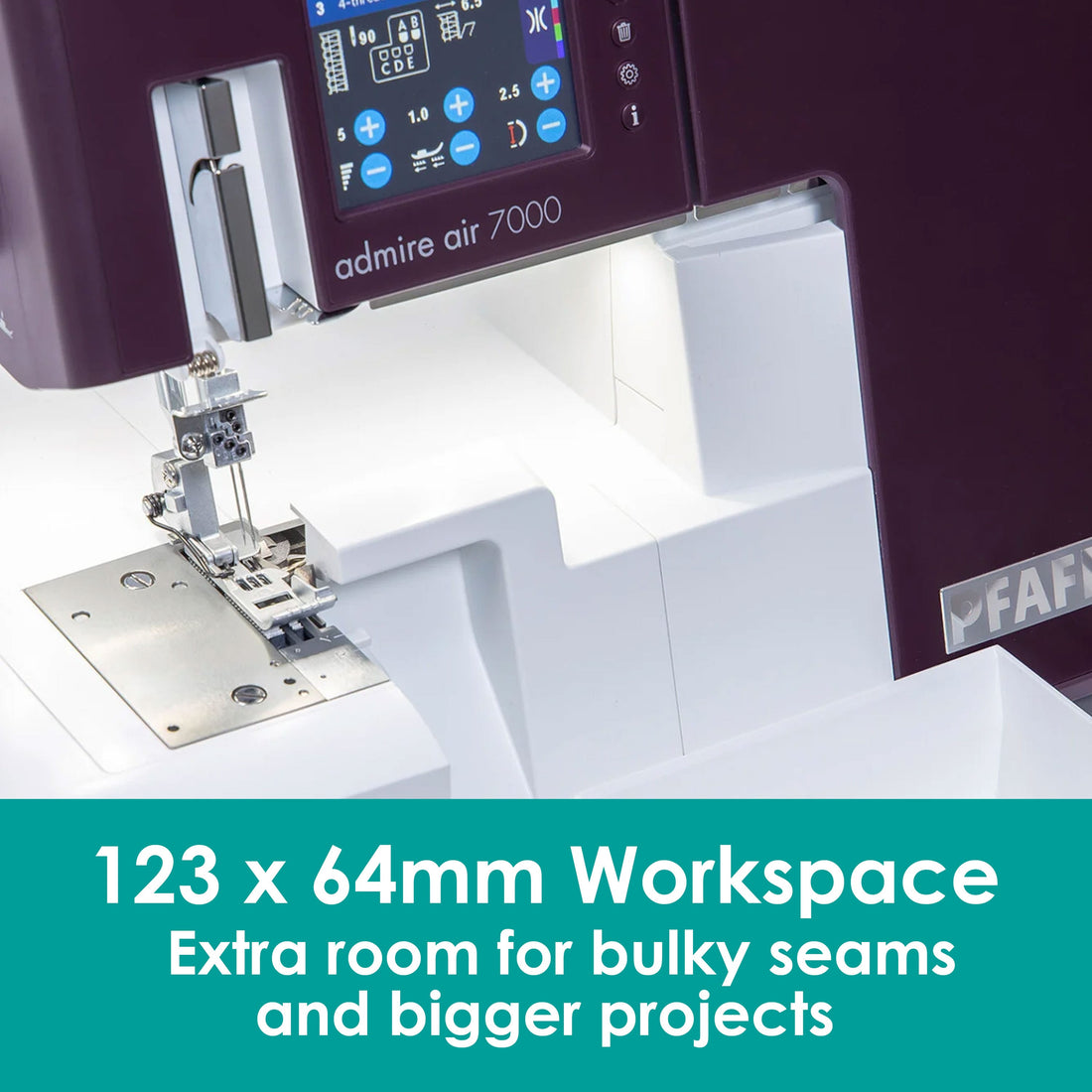 PFAFF Admire Air 7000 Coverlock Machine