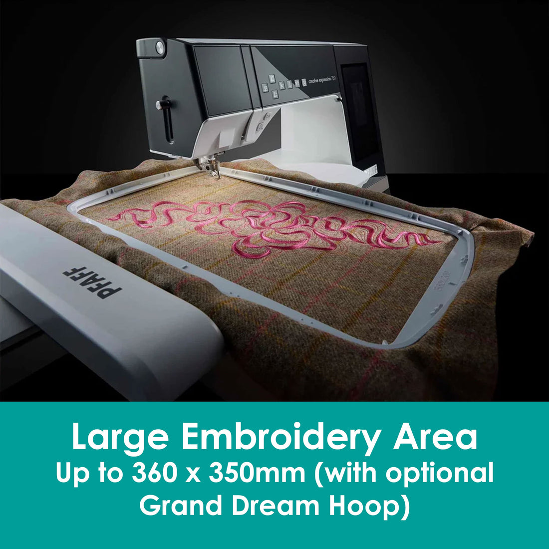 PFAFF Creative Expression 750 Sewing and Embroidery Machine