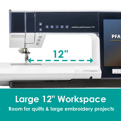 PFAFF Creative Performance 950 Sewing and Embroidery Machine