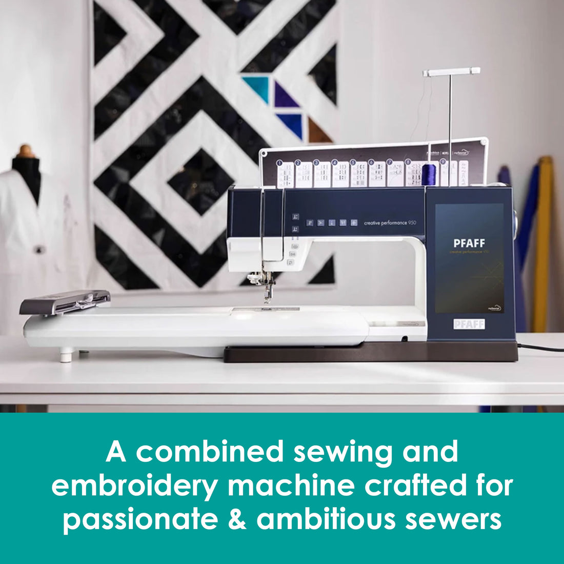 PFAFF Creative Performance 950 Sewing and Embroidery Machine