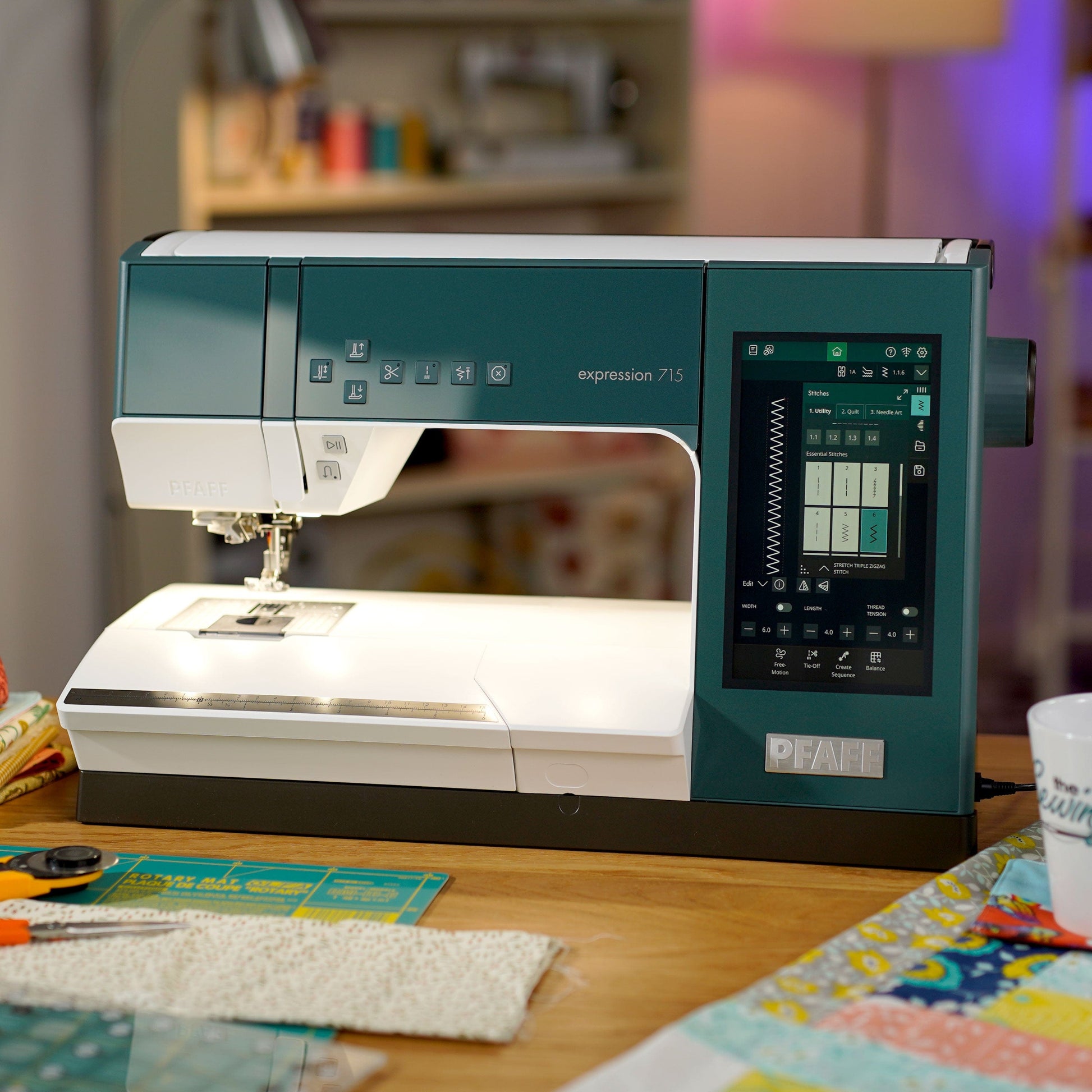 Pfaff Sewing Machines PFAFF Expression 715 Sewing Machine  - The Sewing Studio
