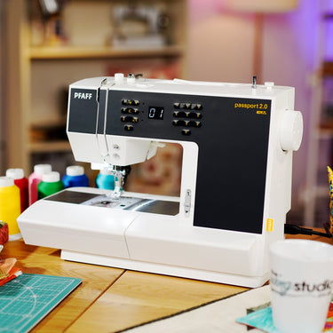 Pfaff Sewing Machines Pfaff Passport 2.0 Sewing Machine  - The Sewing Studio for sale UK - The Sewing Studio